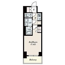 S-RESIDENCE葵 1Kの間取図画像