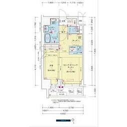 プレサンス広小路通今池 1LDKの間取図画像