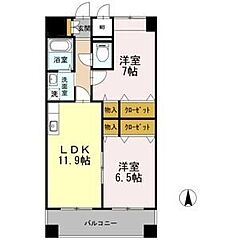 物件の間取り