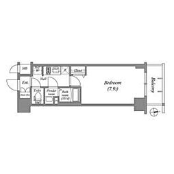 アドバンス名古屋ワイノット 1Kの間取図画像