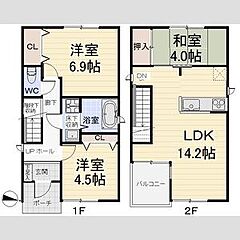 物件の間取り