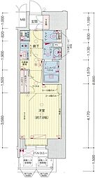 プレサンスTHE久屋大通レジェンド 1Kの間取図画像