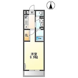 Forest hill(フォレスト ヒル) 1Kの間取図画像