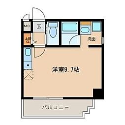 サンステート上飯田 ワンルームの間取図画像