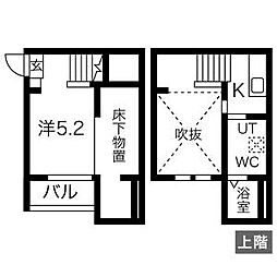 アドラブール新守山 1Kの間取図画像