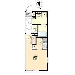 LUORE城西 ワンルームの間取図画像
