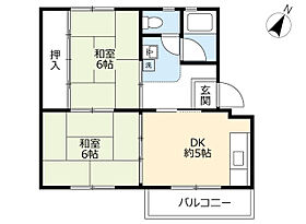 4階 / 2DK / 39.23㎡