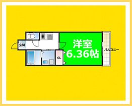 シェモア桜川  ｜ 大阪府大阪市浪速区桜川3丁目（賃貸マンション1K・5階・24.00㎡） その2