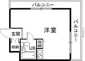 ライオンズマンション神戸花隈 503 ｜ 兵庫県神戸市中央区花隈町14-10（賃貸マンション1R・5階・23.40㎡） その2