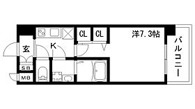 スプランディッド神戸北野 1104 ｜ 兵庫県神戸市中央区加納町3丁目13-4（賃貸マンション1K・11階・25.33㎡） その2