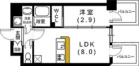 エスリード神戸三宮ヒルズ  ｜ 兵庫県神戸市中央区中山手通2丁目1-23（賃貸マンション1LDK・6階・29.58㎡） その2