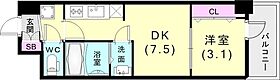 アドバンス神戸レイソレ 516 ｜ 兵庫県神戸市兵庫区浜崎通10-15（賃貸マンション1DK・5階・28.06㎡） その2