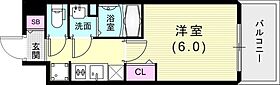 プレサンス神戸長田ラディアラ 304 ｜ 兵庫県神戸市長田区若松町1丁目9-2（賃貸マンション1K・3階・21.46㎡） その2