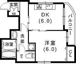 喜林マンション 201 ｜ 兵庫県神戸市中央区生田町2丁目2-22（賃貸マンション1DK・2階・31.81㎡） その2