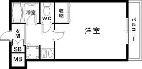 シャトラン弓木参番館  ｜ 兵庫県神戸市灘区弓木町4丁目2-9（賃貸マンション1K・4階・21.43㎡） その2