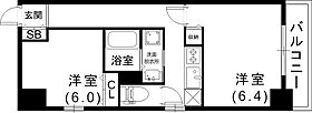 コスモリード神戸三宮  ｜ 兵庫県神戸市中央区日暮通6丁目4-10（賃貸マンション2K・5階・34.61㎡） その2