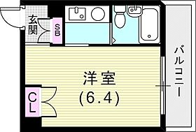 水木通マンション 4A ｜ 兵庫県神戸市兵庫区水木通2丁目2-25（賃貸マンション1R・4階・18.00㎡） その2