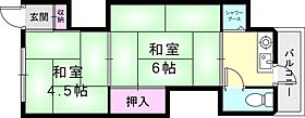 サニーグランド長田 202 ｜ 兵庫県神戸市長田区明泉寺町2丁目12-9（賃貸アパート2K・2階・28.00㎡） その2