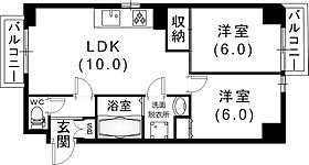 神若栄マンション 401 ｜ 兵庫県神戸市中央区神若通6丁目1-21（賃貸マンション2LDK・4階・46.64㎡） その2