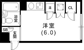 エステート神戸 201 ｜ 兵庫県神戸市中央区二宮町2丁目2-6（賃貸マンション1R・2階・14.60㎡） その2