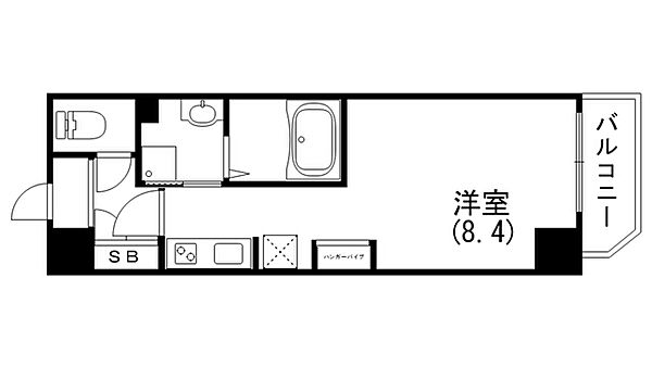 ＳＤグランツ神戸駅前 ｜兵庫県神戸市中央区古湊通2丁目(賃貸マンション1R・5階・22.08㎡)の写真 その3