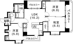 サンビルダー北野壱番館  ｜ 兵庫県神戸市中央区加納町2丁目（賃貸マンション3LDK・5階・58.47㎡） その2