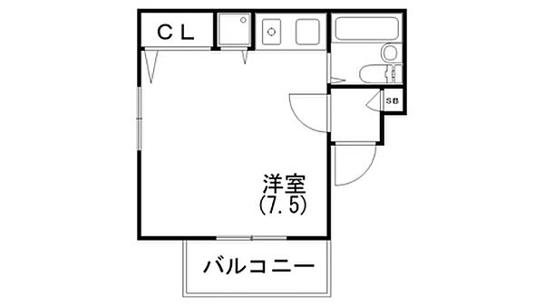 ラムール春日野道 301｜兵庫県神戸市中央区筒井町3丁目(賃貸マンション1R・3階・20.04㎡)の写真 その3