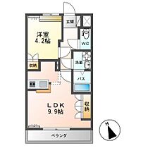 アザレア  ｜ 群馬県伊勢崎市豊城町（賃貸アパート1LDK・1階・36.00㎡） その2