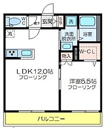 HeritageR.O 1LDKの間取図画像