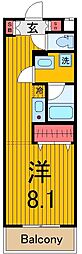 マルホンビル ワンルームの間取図画像