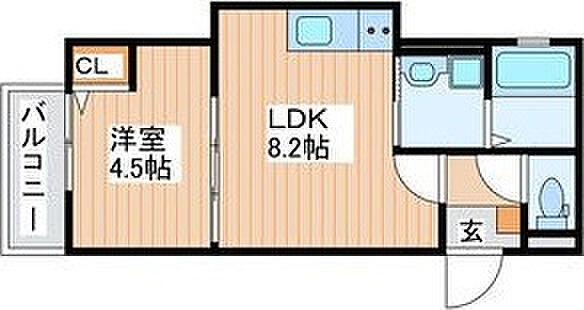 大阪府寝屋川市大谷町(賃貸アパート1LDK・3階・30.77㎡)の写真 その2