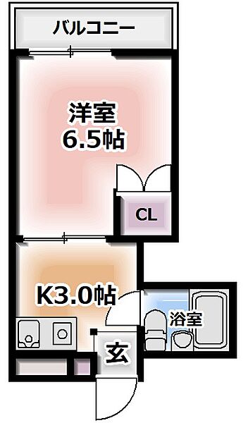 シルビアいずみ ｜大阪府守口市藤田町4丁目(賃貸マンション1K・4階・22.64㎡)の写真 その2