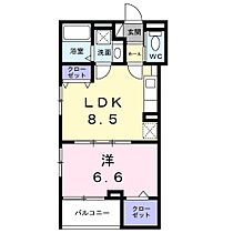 パーチェ　エテルノI 203 ｜ 大阪府吹田市南吹田1丁目3番19（賃貸アパート1LDK・2階・36.17㎡） その2