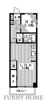 東京都目黒区大橋2丁目（賃貸マンション1LDK・7階・37.33㎡） その2