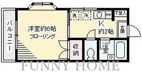 東京都世田谷区代沢1丁目（賃貸アパート1K・2階・21.08㎡） その2