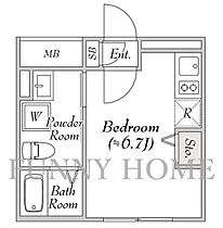 東京都世田谷区赤堤5丁目（賃貸マンション1R・2階・18.95㎡） その2