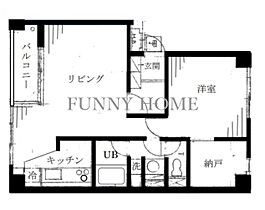 東京都世田谷区桜3丁目（賃貸マンション1SLDK・1階・56.48㎡） その2