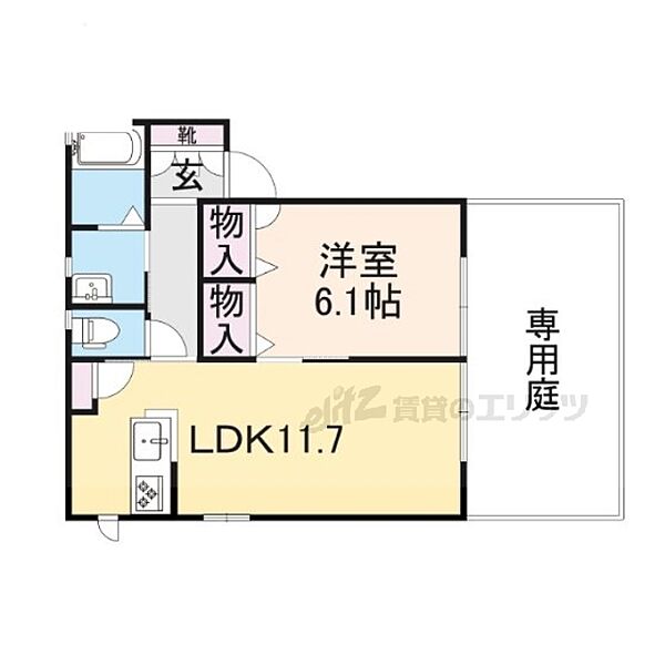 メゾン・グランドゥールI 101｜京都府福知山市石原３丁目(賃貸アパート1LDK・1階・43.00㎡)の写真 その2