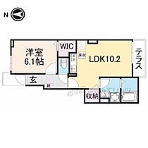 ティープラント飛鳥 102 ｜ 京都府綾部市井倉町（賃貸アパート1LDK・1階・41.02㎡） その2