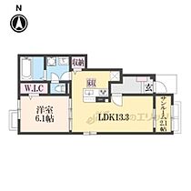 京都府南丹市園部町美園町２号（賃貸アパート1LDK・1階・50.01㎡） その2