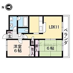 オットピアニ 7階2LDKの間取り