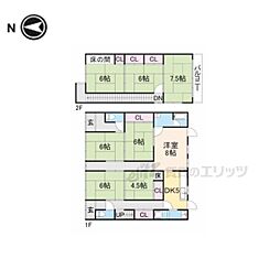 JR舞鶴線 東舞鶴駅 3.3kmの賃貸一戸建て