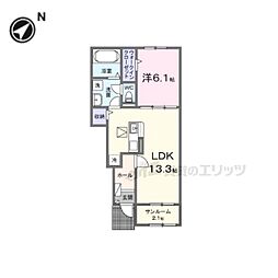 間取図画像 1LDK