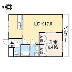 ルミナス 1LDKの間取図画像