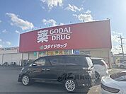 ゴダイドラッグ　豊岡店まで700メートル