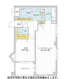 都営三田線 千石駅 徒歩10分の賃貸マンション 4階1LDKの間取り