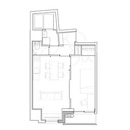 西武有楽町線 練馬駅 徒歩6分の賃貸マンション 8階1LDKの間取り