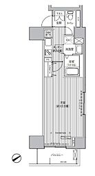 東京メトロ丸ノ内線 池袋駅 徒歩8分の賃貸マンション 6階1Kの間取り