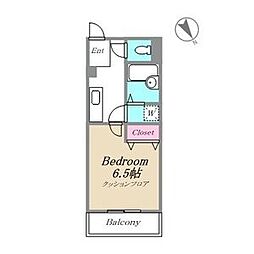 JR山手線 大塚駅 徒歩10分の賃貸アパート 2階1Kの間取り