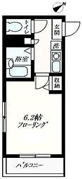 東京メトロ丸ノ内線 新大塚駅 徒歩5分の賃貸マンション 3階1Kの間取り